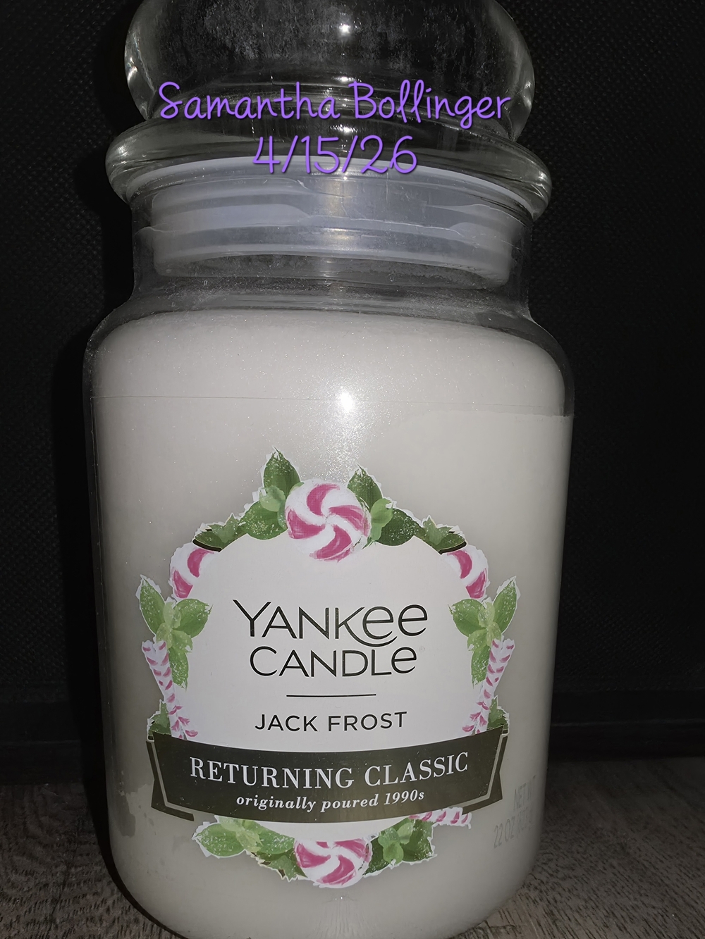 Yankee Candle Jack Frost Large Jar Candle